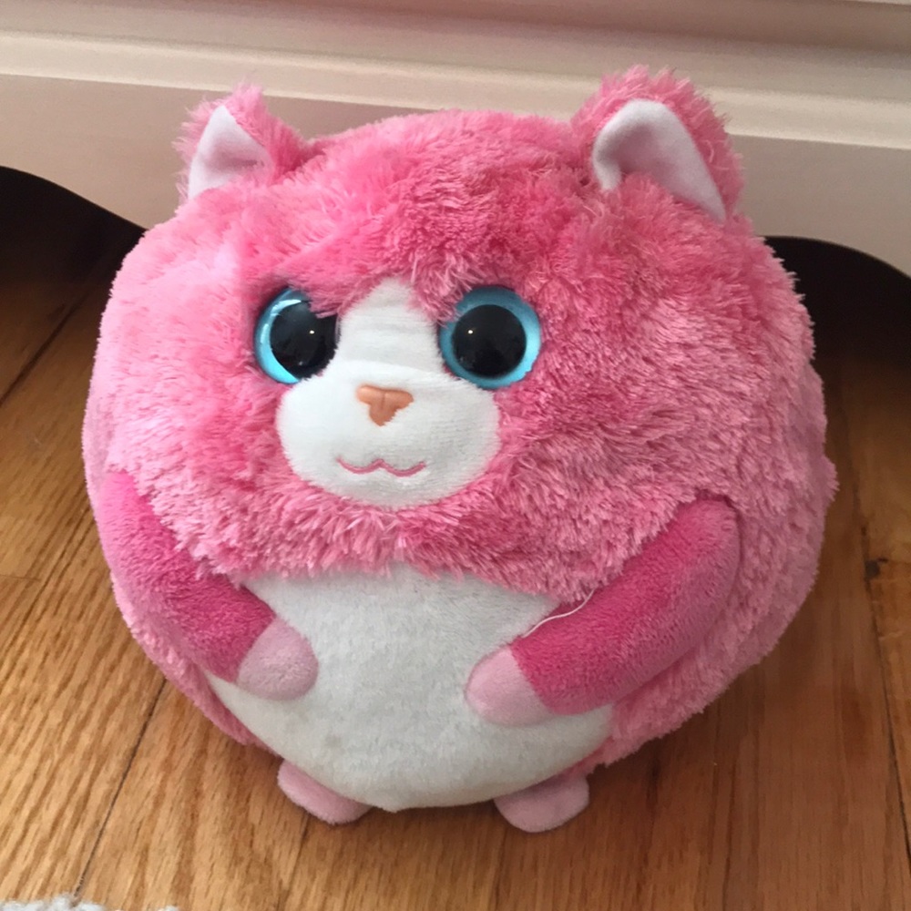 Big pink cat beanie boo